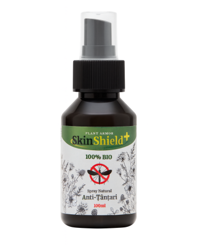 SkinShield+ – Soluție BIO repelentă și calmantă pentru piele (100 ml)